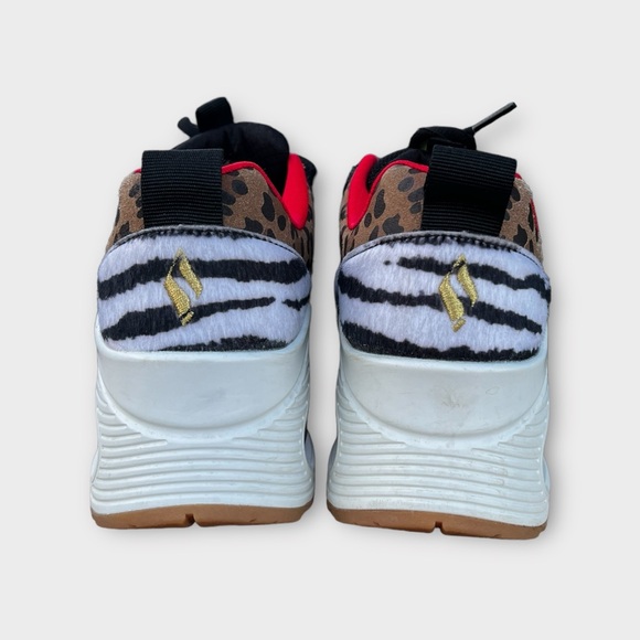 Skechers Street LA UNO Hi - Womens Sneaker Black / Multi US Size 6.5 - Picture 4 of 8